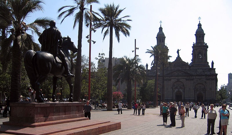 Plaza de Armas de Santiago - Entropy, Common Wikipedia