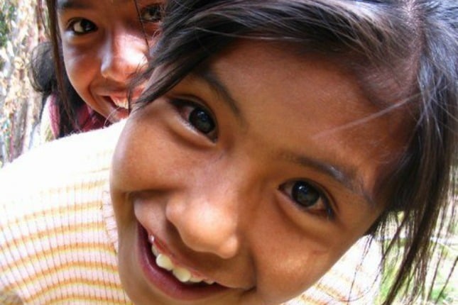 Enfants de l'ecole de Santiago de Okola, Bolivie
