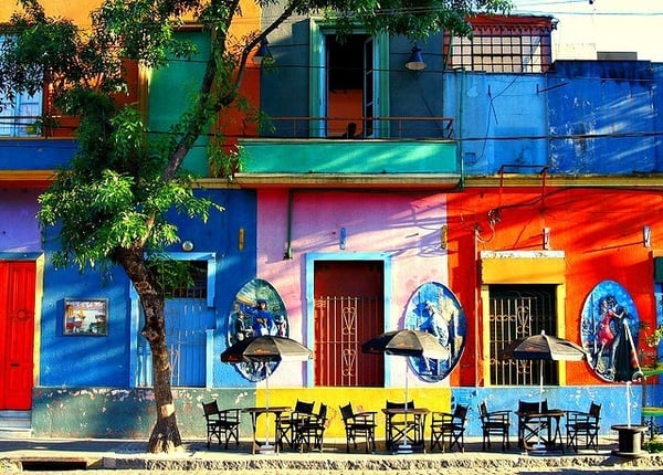 Une ruelle calme de Buenos Aires, Argentine