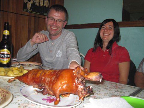 Dégustation de Cuy au Pérou