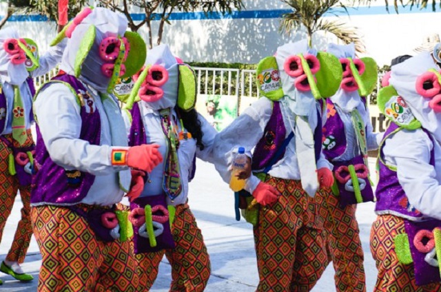 costumes du Carnaval de Barranquilla Colombie