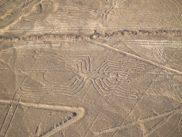 Les lignes de Nazca vues du ciel