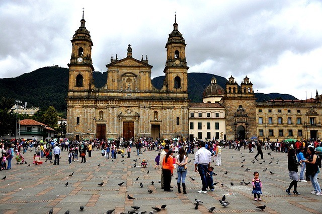 Place Bolivar à Bogota