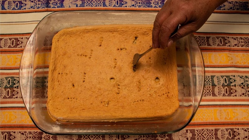 Faire des trous dans le biscuit